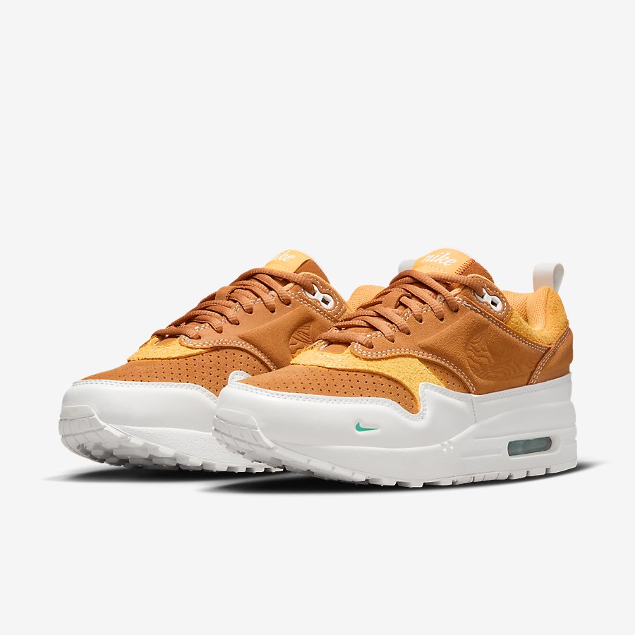 Giày Nike Air Max 1 x Serena Williams Design Crew Nữ Vàng