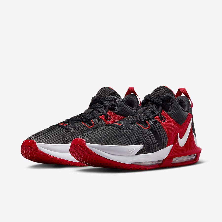 Giày LeBron Witness 7 Nữ Đen Đỏ