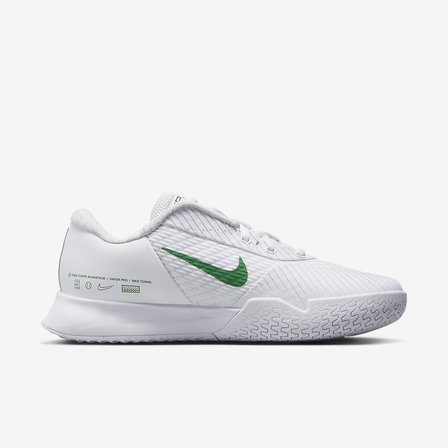 Giày NikeCourt Air Zoom Vapor Pro 2 Nữ Trắng Xanh Lá