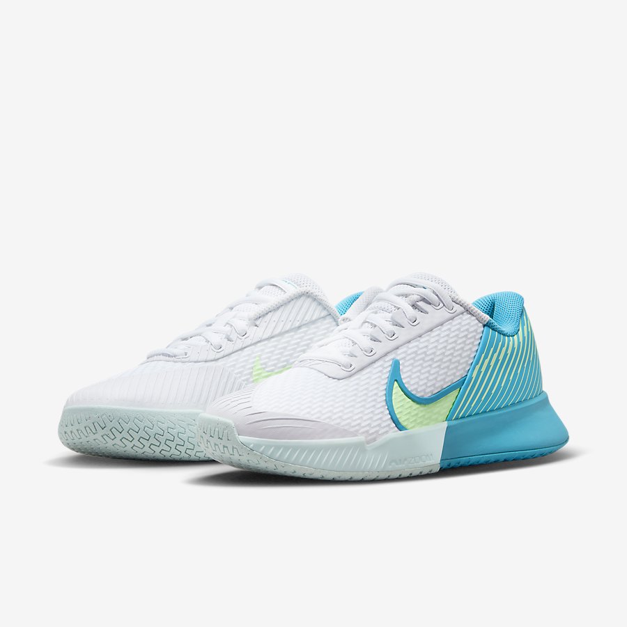 Giày NikeCourt Air Zoom Vapor Pro 2 Nữ Trắng Xanh