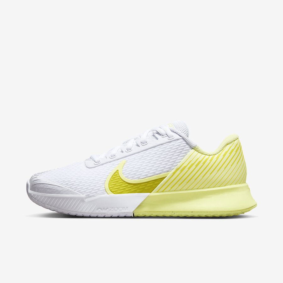 Giày NikeCourt Air Zoom Vapor Pro 2 Nữ Trắng Vàng