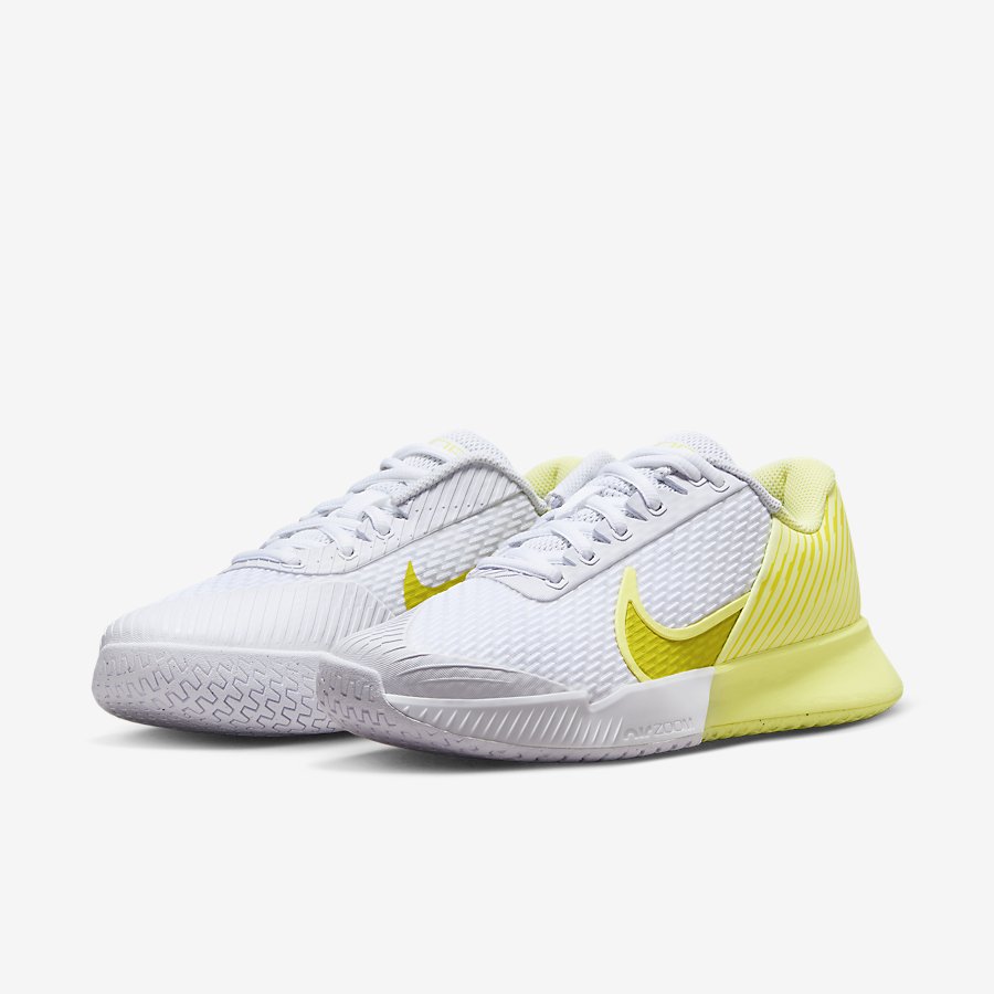 Giày NikeCourt Air Zoom Vapor Pro 2 Nữ Trắng Vàng