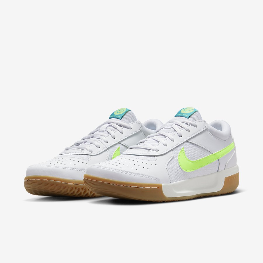 Giày NikeCourt Air Zoom Lite 3 Nữ Trắng Xanh