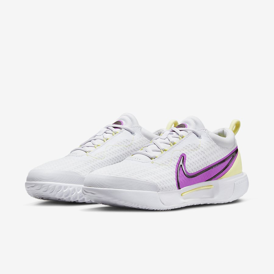 Giày NikeCourt Air Zoom Pro Nữ Trắng Tím