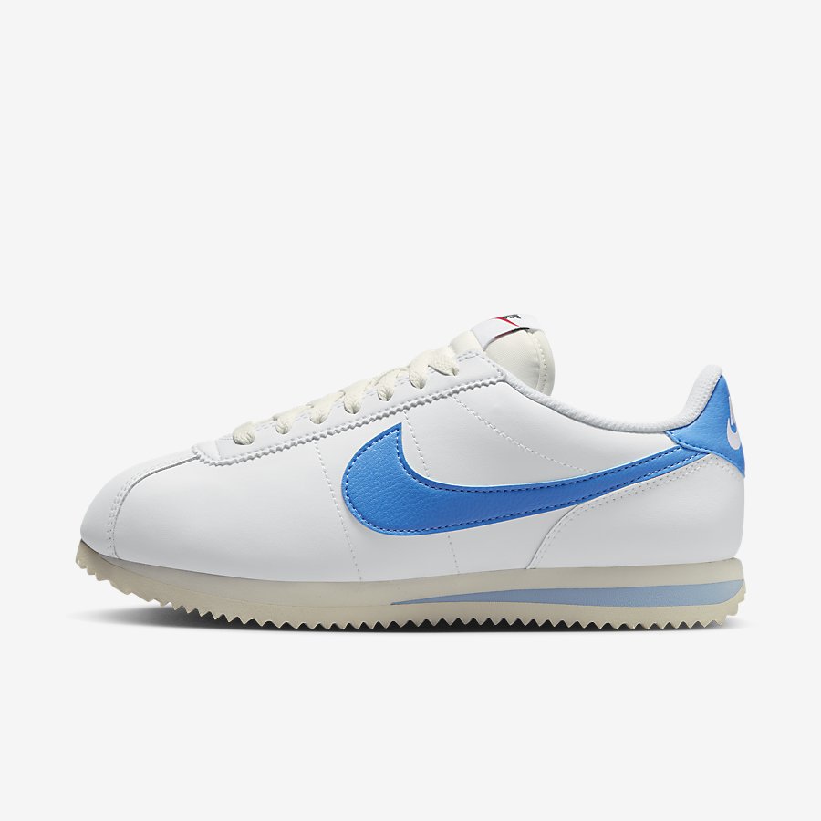 Giày Nike Cortez Nữ Trắng Xanh