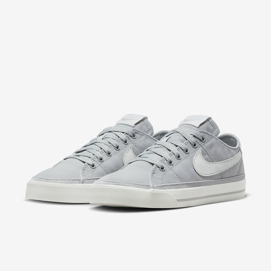 Giày NikeCourt Legacy Canvas Nữ Xám