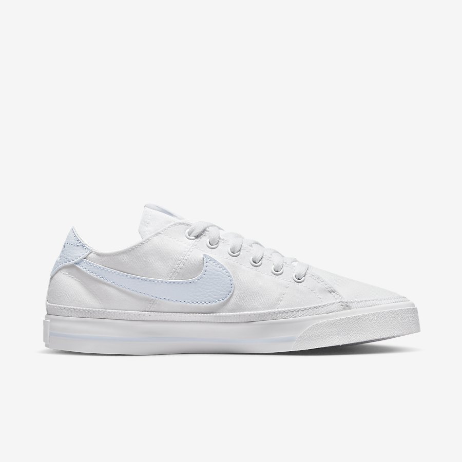 Giày NikeCourt Legacy Canvas Nữ Trắng Xanh