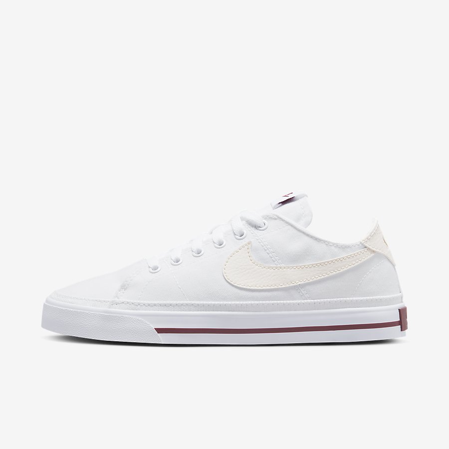 Giày NikeCourt Legacy Canvas Nữ Hồng Trắng