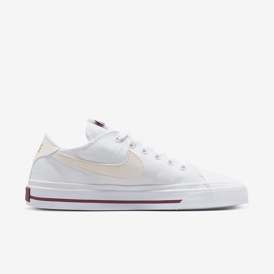 Giày NikeCourt Legacy Canvas Nữ Hồng Trắng