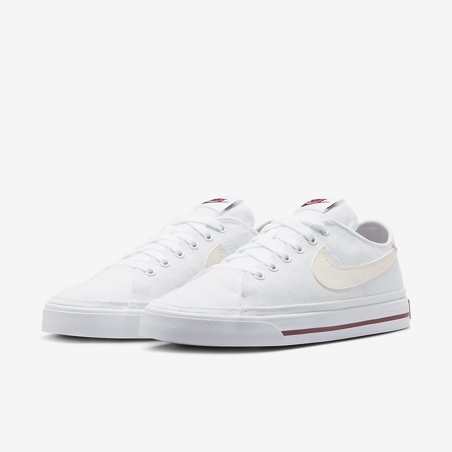 Giày NikeCourt Legacy Canvas Nữ Hồng Trắng