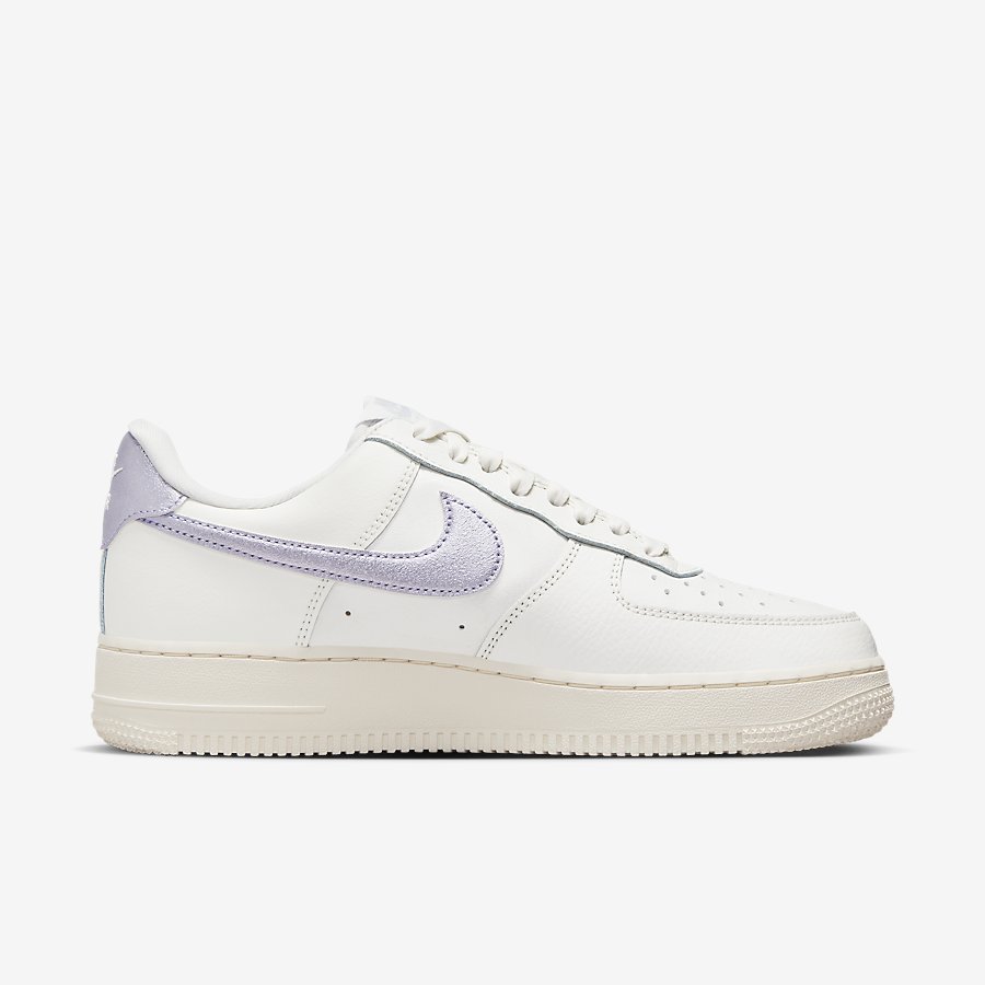 Giày Nike Air Force 1 '07 Nữ Trắng Bạc