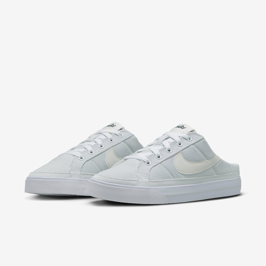 Giày NikeCourt Legacy Nữ Đạp Gót Xanh