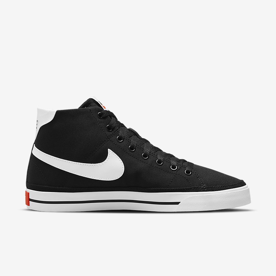 Giày NikeCourt Legacy Canvas Mid Nữ Đen