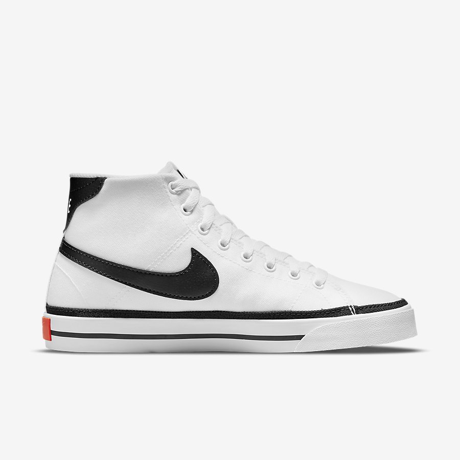 Giày NikeCourt Legacy Canvas Mid Nữ Trắng