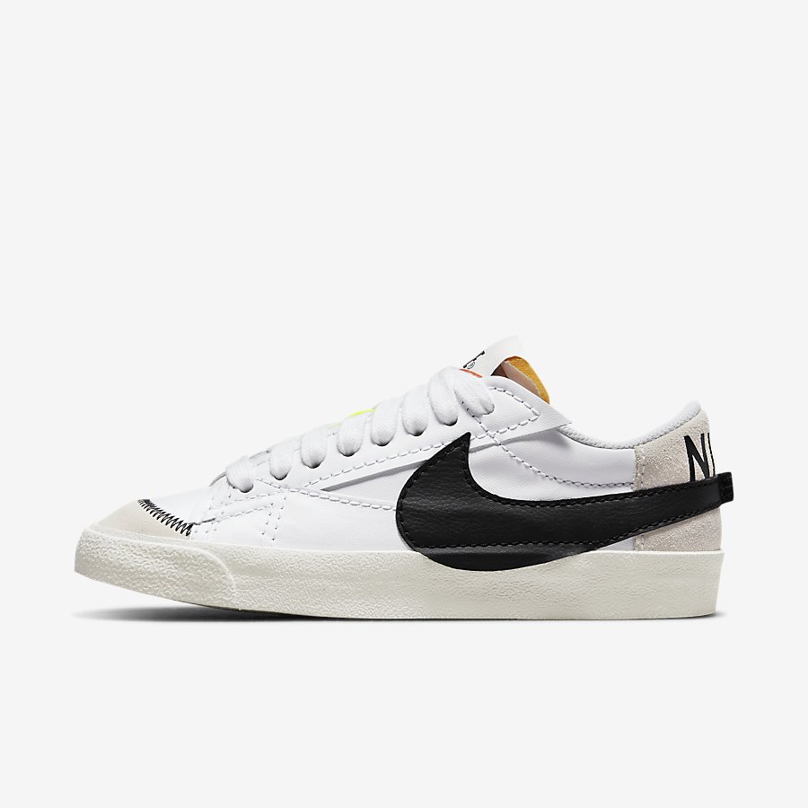 Giày Nike Blazer Low '77 Jumbo Nữ Trắng Đen