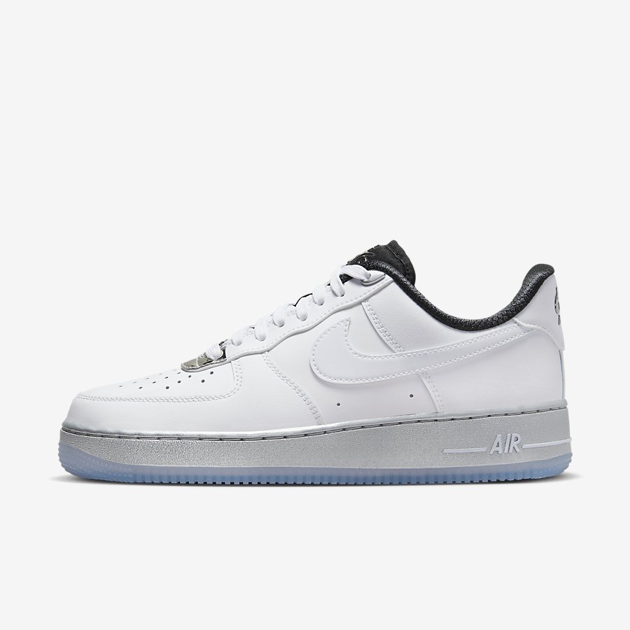 Giày Nike Air Force 1 '07 SE Nữ Trắng Đen Xanh