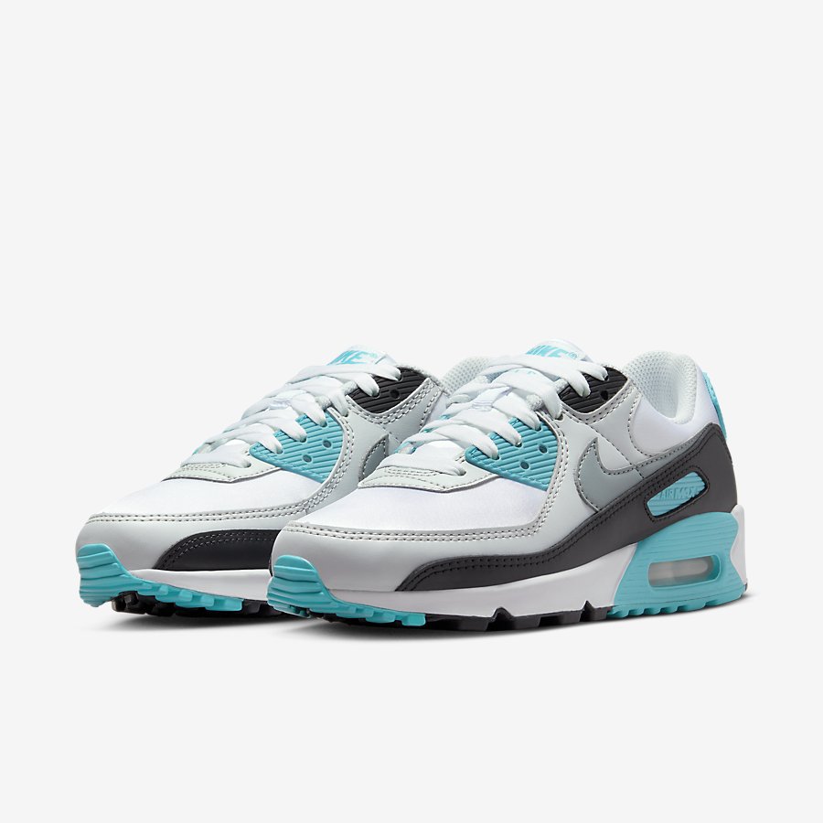 Giày Nike Air Max 90 Nữ Đen Xanh