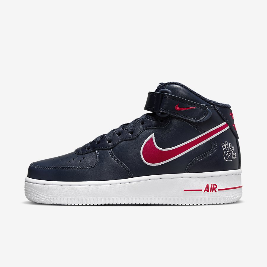 Giày Nike Air Force 1 '07 Mid Nữ Đen