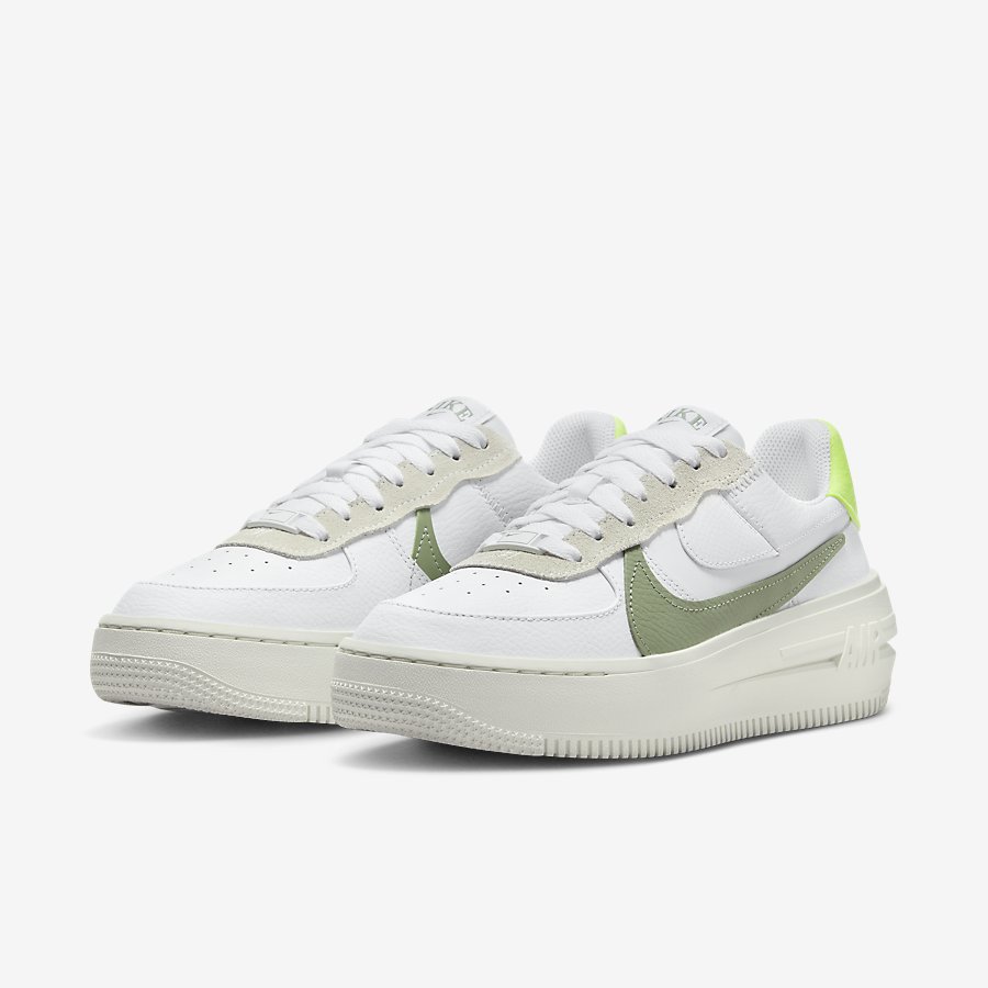 Giày Nike Air Force 1 PLT.AF.ORM Nữ Trắng Xanh