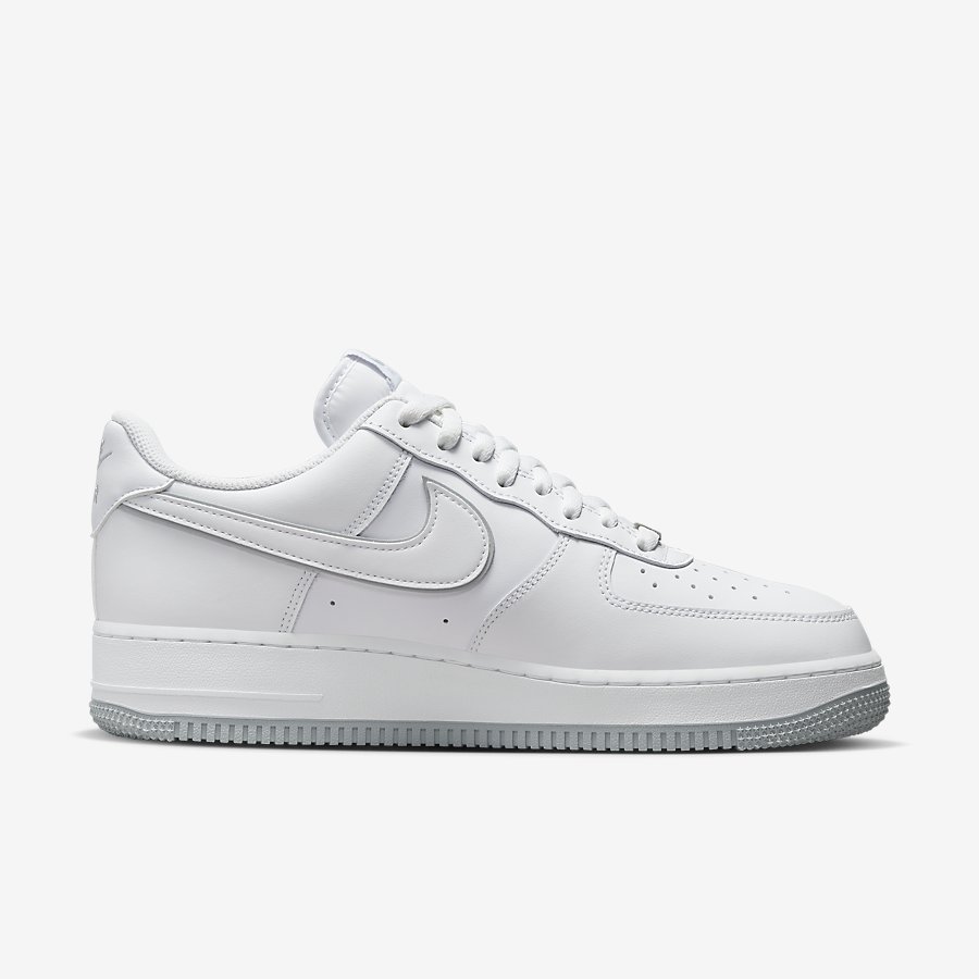 Giày Nike Air Force 1 '07 Nam Trắng Xám