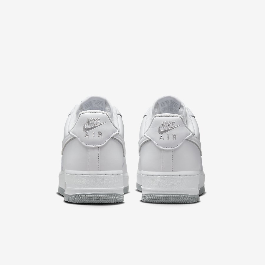 Giày Nike Air Force 1 '07 Nam Trắng Xám