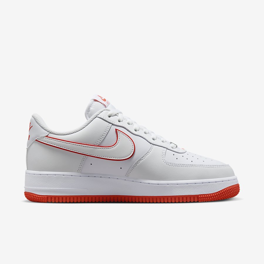 Giày Nike Air Force 1 '07 Nam Trắng Đỏ