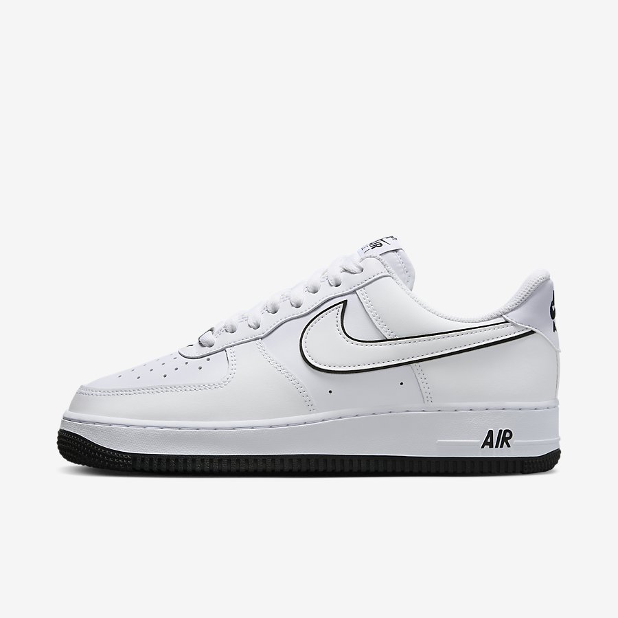 Giày Nike Air Force 1 '07 Nam Trắng Đen