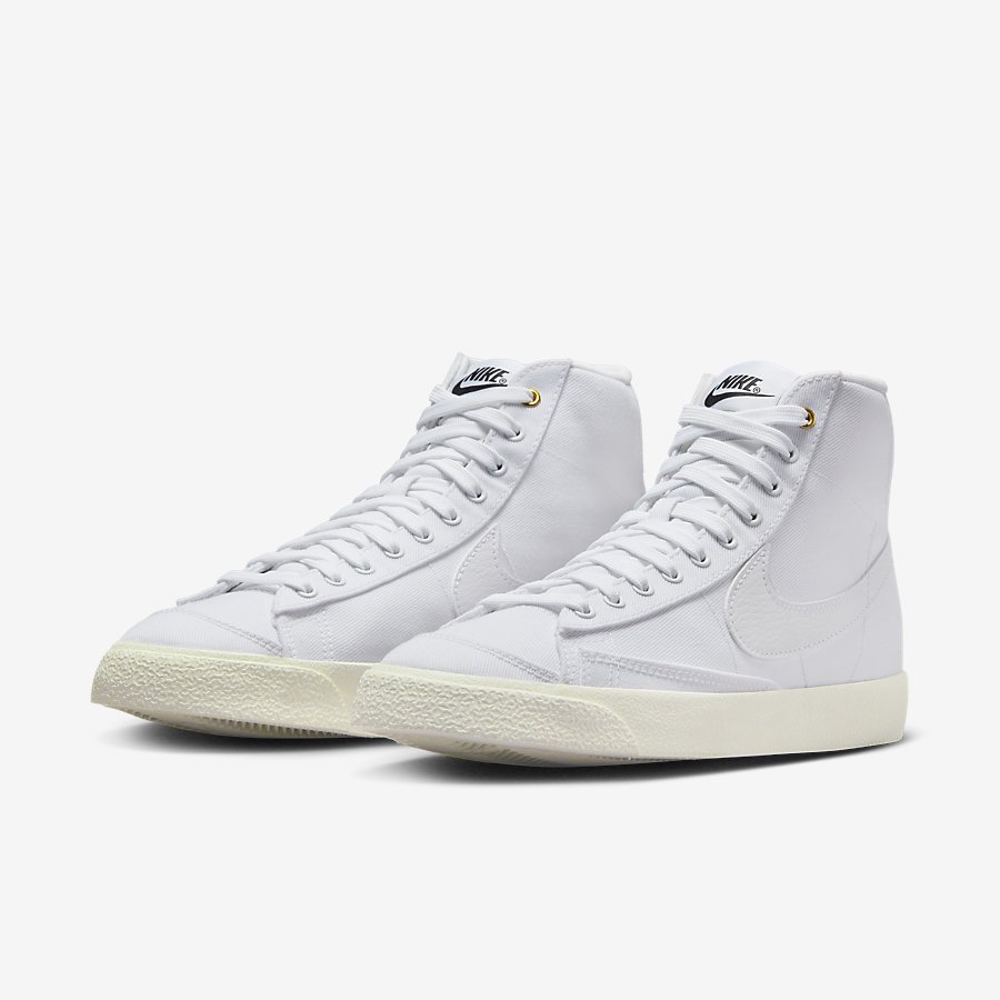 Giày Nike Blazer Mid '77 Canvas Nữ Trắng