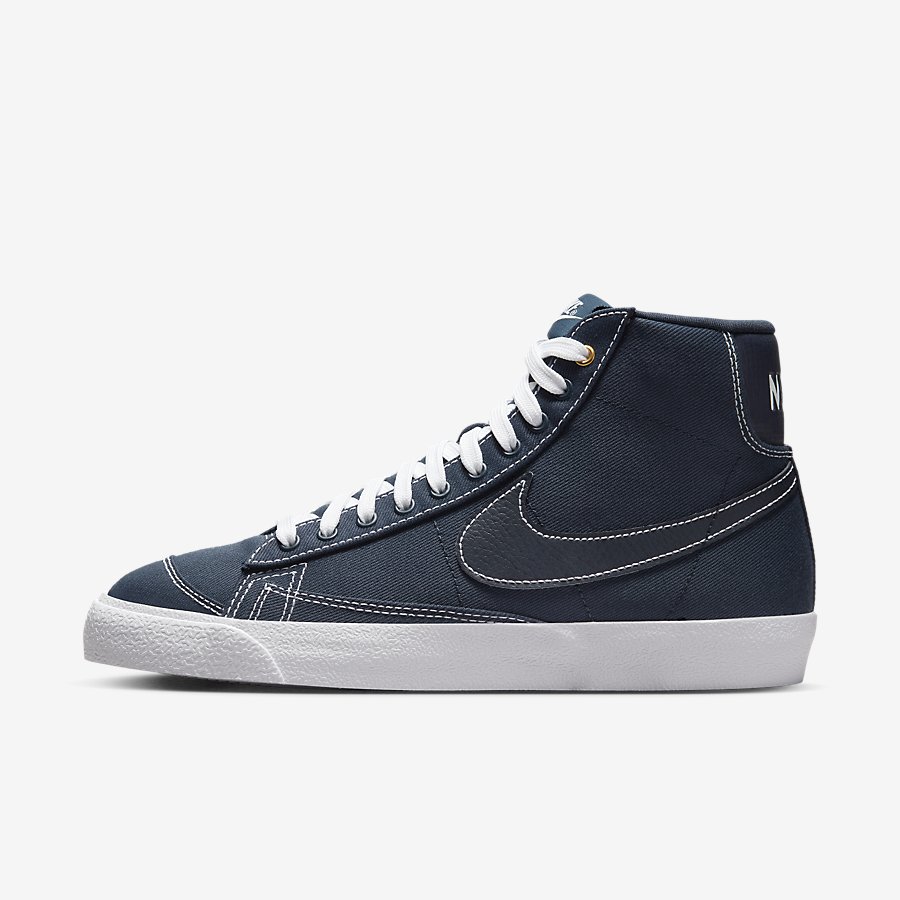 Giày Nike Blazer Mid '77 Canvas Nữ Đen