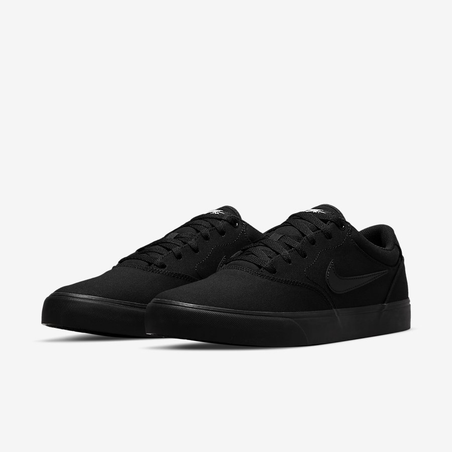 Giày Nike SB Chron 2 Canvas Nữ Đen Full