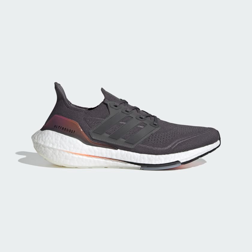 Giày Adidas Ultraboost 21 Nam Xám Cam