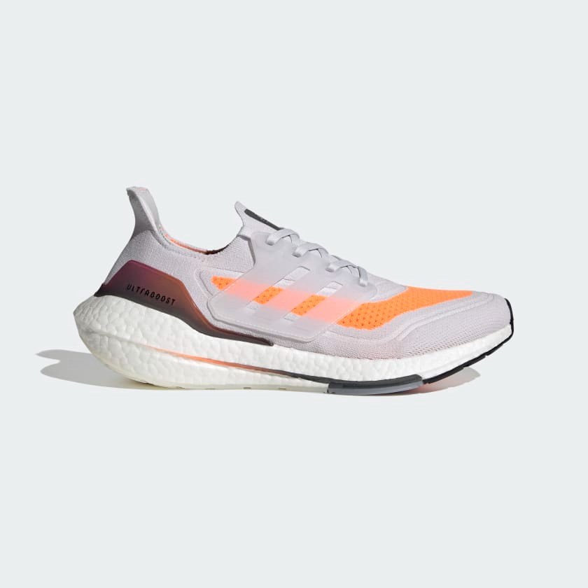 Giày Adidas Ultraboost 21 Nam Trắng Cam