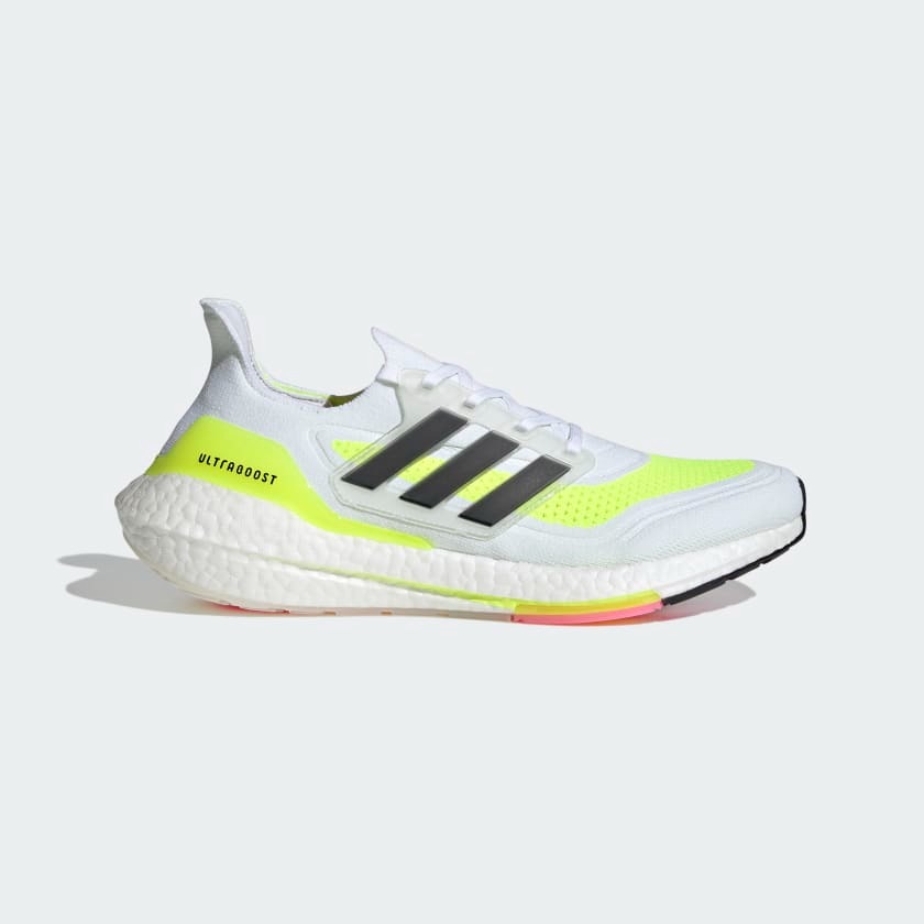 Giày Adidas Ultraboost 21 Nam Trắng Vàng