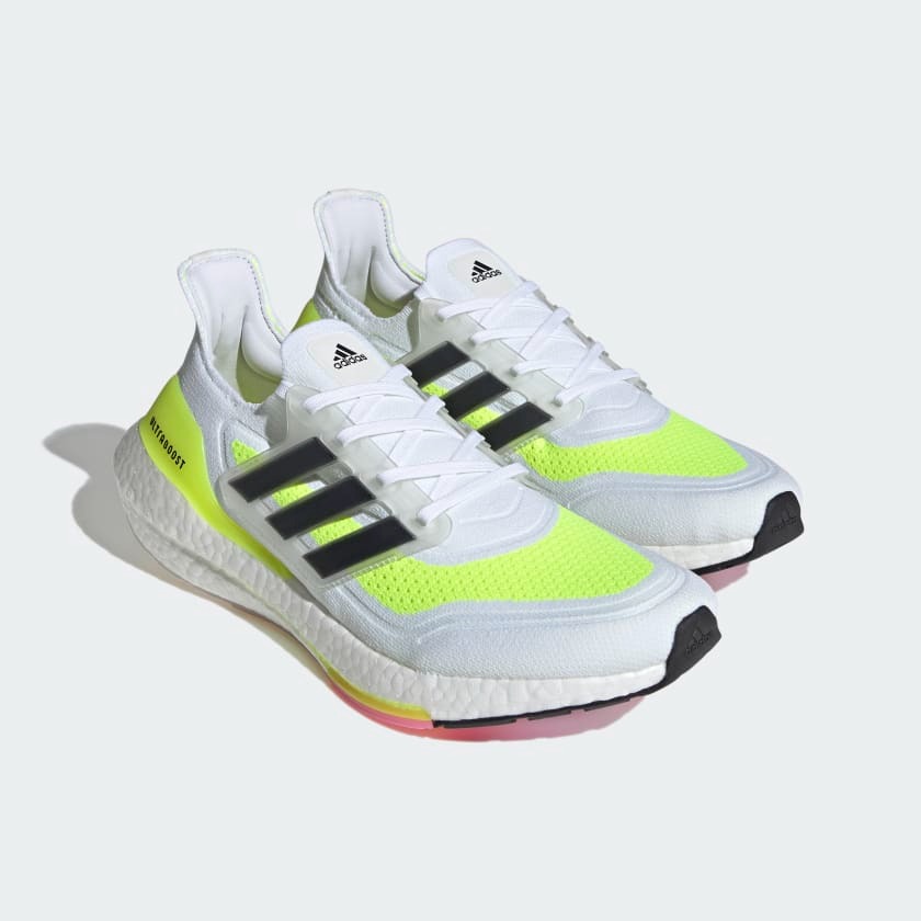 Giày Adidas Ultraboost 21 Nam Trắng Vàng