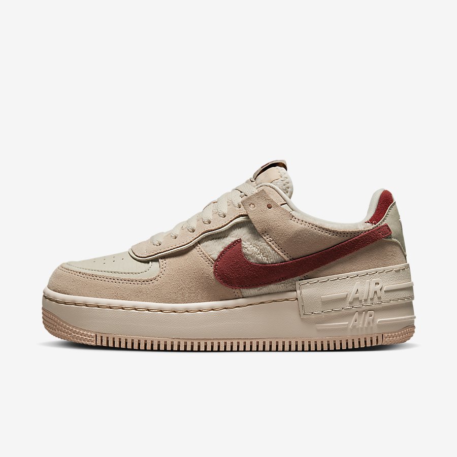 Giày Nike Air Force 1 Shadow Nữ Hồng Đỏ