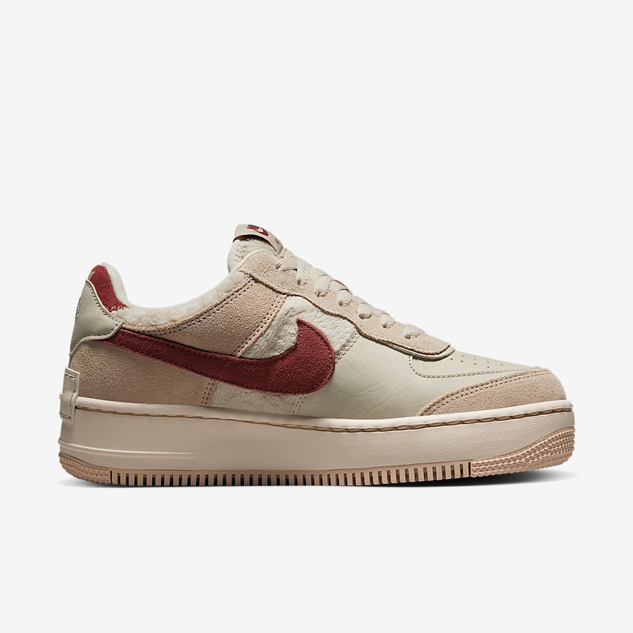 Giày Nike Air Force 1 Shadow Nữ Hồng Đỏ