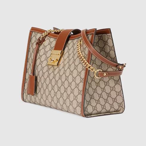Túi Gucci Padlock Medium Gg Shoulder Bag Nữ Màu Nâu