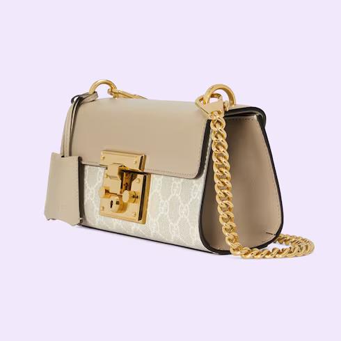 Túi Gucci Padlock Mini Shoulder Bag Nữ Màu Trắng Be