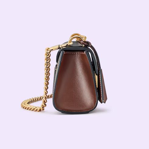 Túi Gucci Padlock Mini Shoulder Bag Nữ Màu Be Nâu