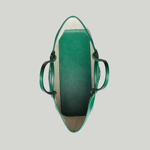 Túi Gucci Ophidia Medium Tote Bag Nữ Màu Xanh Lá Cây