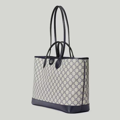 Túi Gucci Ophidia Medium Tote Bag Nữ Màu Xanh Dương Be