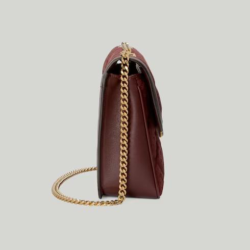 Túi Gucci Deco Small Shoulder Bag Nữ Màu Đỏ Canvas