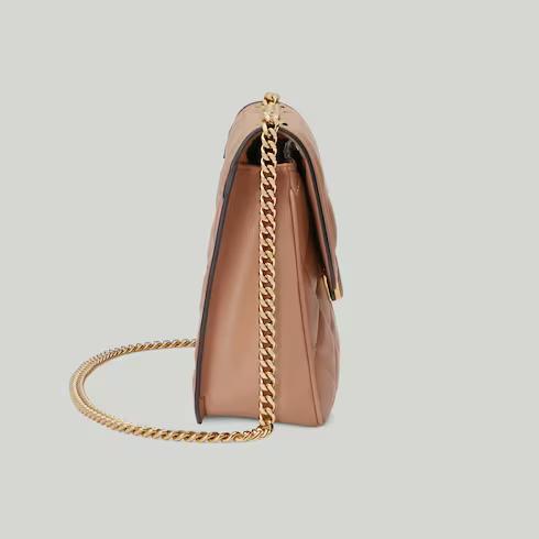 Túi Gucci Deco Small Shoulder Bag Nữ Màu Hồng Be