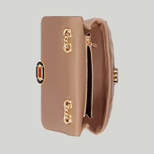 Túi Gucci Deco Small Shoulder Bag Nữ Màu Hồng Be