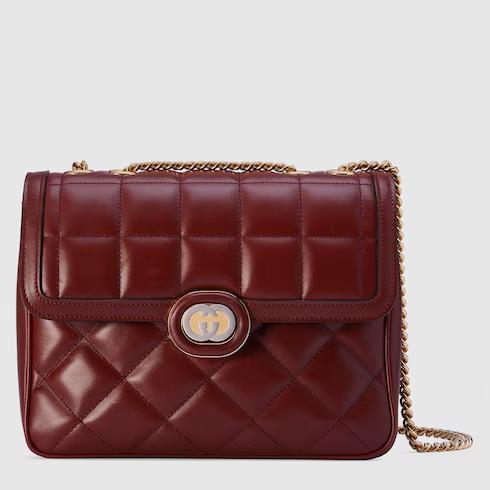 Túi Gucci Deco Small Shoulder Bag Nữ Màu Đỏ