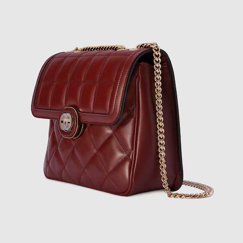 Túi Gucci Deco Small Shoulder Bag Nữ Màu Đỏ