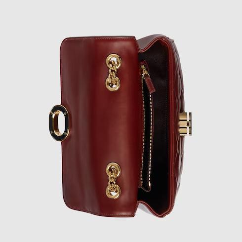 Túi Gucci Deco Small Shoulder Bag Nữ Màu Đỏ