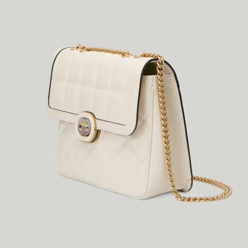 Túi Gucci Deco Small Shoulder Bag Nữ Màu Trắng