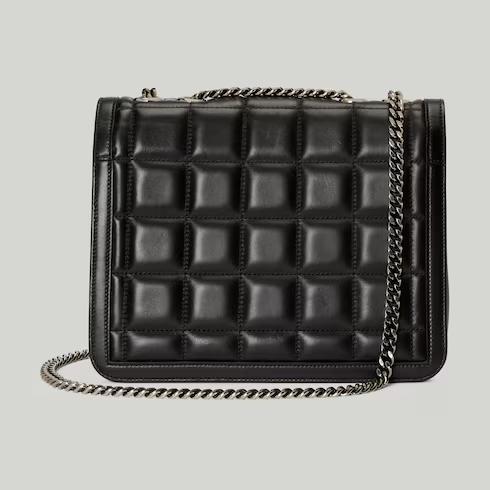 Túi Gucci Deco Small Shoulder Bag Nữ Màu Đen Vuông