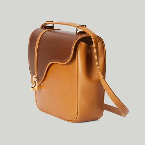 Túi Gucci Equestrian Inspired Shoulder Bag Nữ Màu Nâu